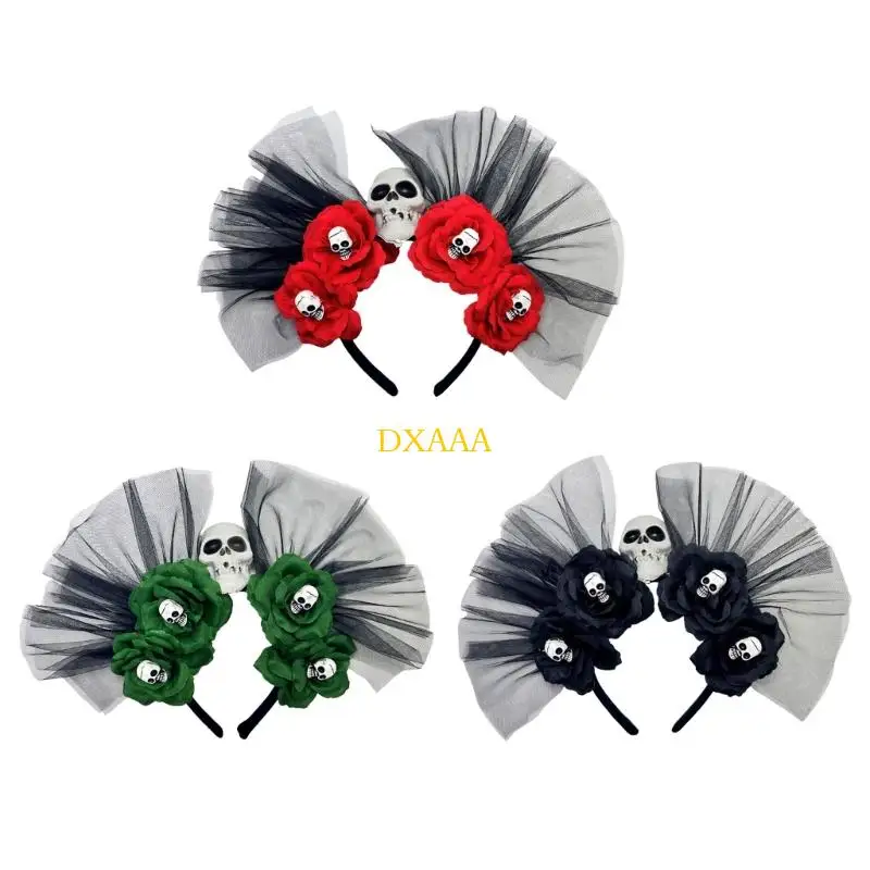 DXAA Mexicans Rose Florals Crown Garlands Flower Headband Skeleton Florals Headband Halloween Dia Los Muerto Party Costum 
DXAA Mexicans Rose Florals Crown Garlands Flower Headband Skeleton Florals Headband Halloween Dia Los Muerto Party Costum