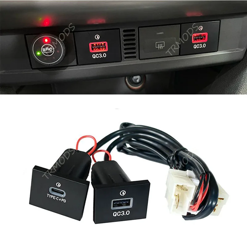Автомобильная розетка USB QC3.0 с интерфейсом для быстрой зарядки, адаптер питания типа C PD для Ford Focus 2 2004-2010 mk2, аксессуары
Автомобильная розетка USB QC3.0 с интерфейсом для быстрой зарядки, адаптер питания типа C PD для Ford Focus 2 2004-2010 mk2, аксессуары