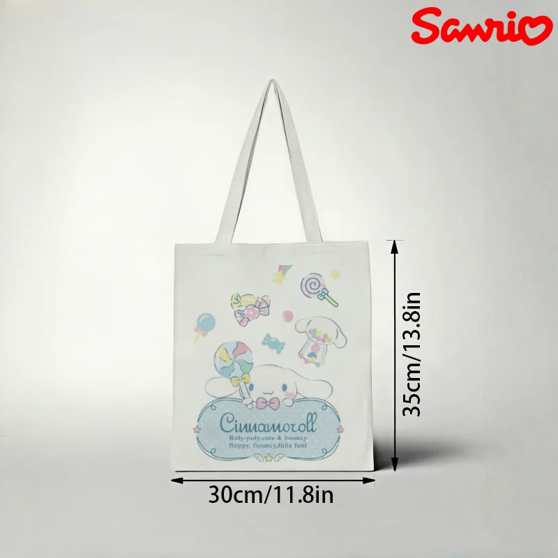 1pc Sanrio Cinnamoroll Canvas Tote Bag, Candy Print Casual Shoulder Bag, Eco-friendly Reusable Handbag
1pc Sanrio Cinnamoroll Canvas Tote Bag, Candy Print Casual Shoulder Bag, Eco-friendly Reusable Handbag