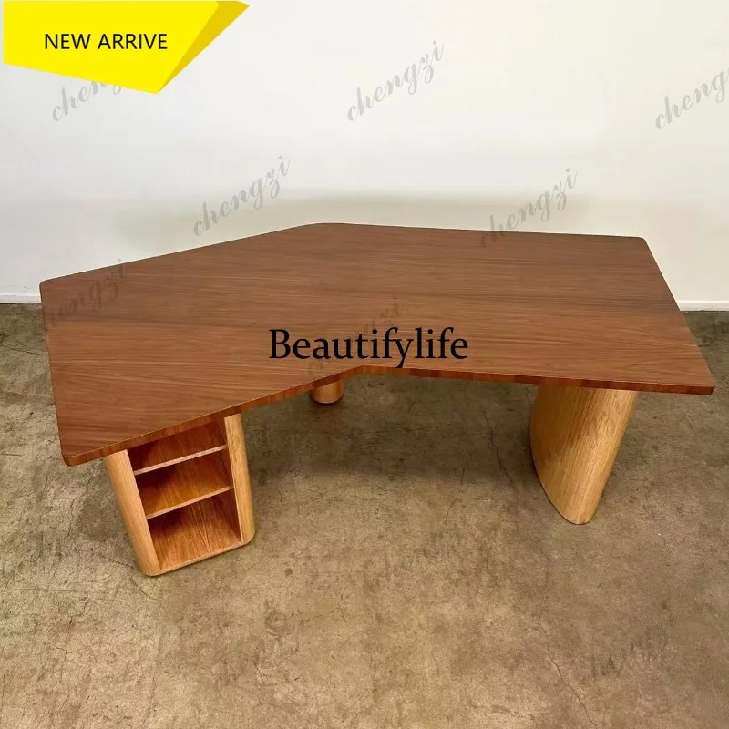 D178 Medieval style solid wood desk study computer desk designer high-end writing desk
D178 Medieval style solid wood desk study computer desk designer high-end writing desk