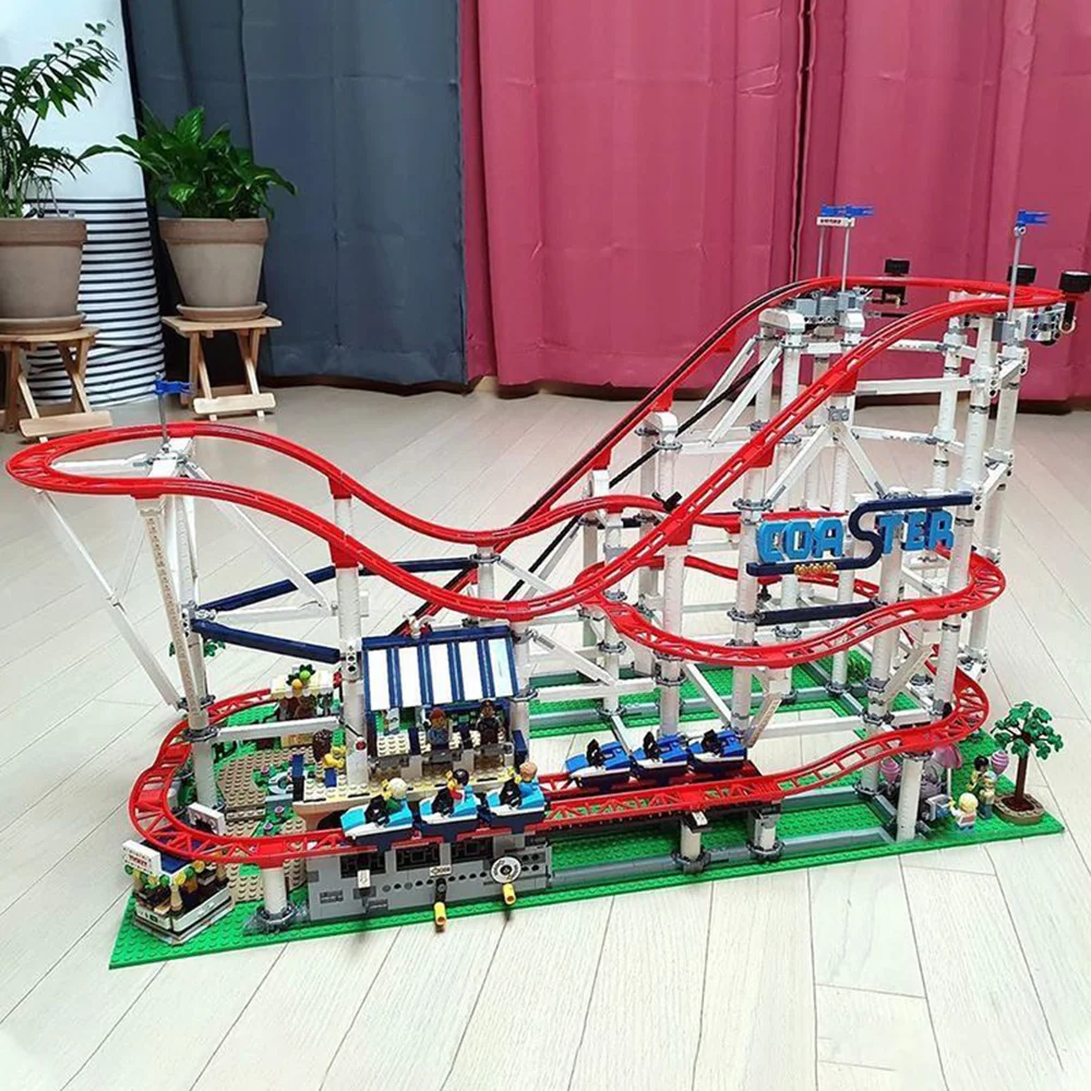 Amusement Park Roller Coaster Building Blocks Set Model Construction Toys Creative Christmas Gift 10261 for Adults Home Decor
Amusement Park Roller Coaster Building Blocks Set Model Construction Toys Creative Christmas Gift 10261 for Adults Home Decor