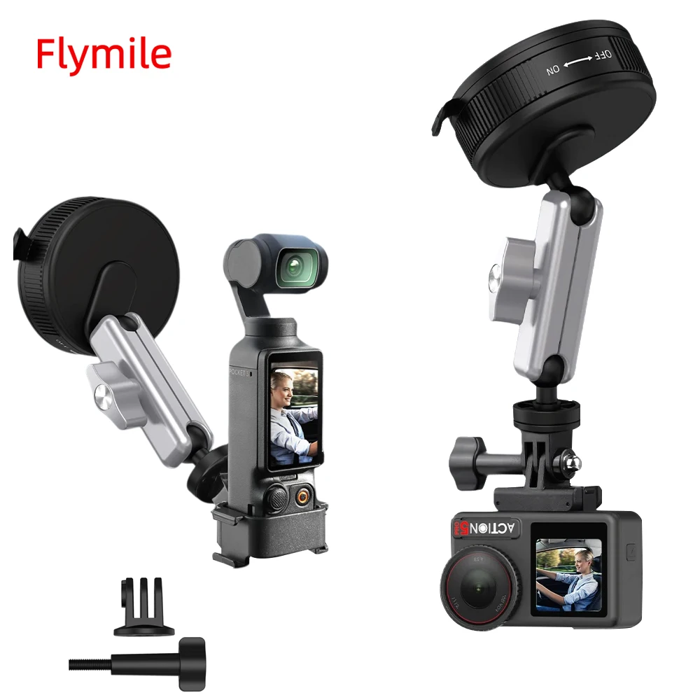 Крепление-присоска Flymile для камеры на автомобиль для DJI Action 6 5PRO/Pocket 3/OSMO 360/Insta360 X5 Ace Pro/Gopro, держатель для стекла
Крепление-присоска Flymile для камеры на автомобиль для DJI Action 6 5PRO/Pocket 3/OSMO 360/Insta360 X5 Ace Pro/Gopro, держатель для стекла