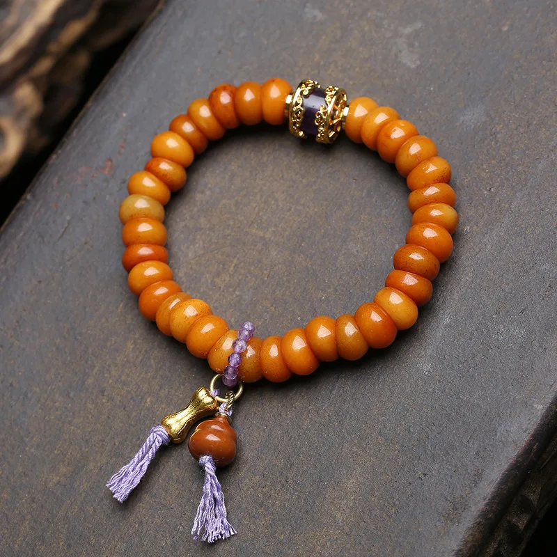 Tibetan Reflux Bone Large Intestine Bead Writing Handstring Single Circle Monkey Head Bodhi Purple Crystal Purple Mouse Retro
Tibetan Reflux Bone Large Intestine Bead Writing Handstring Single Circle Monkey Head Bodhi Purple Crystal Purple Mouse Retro