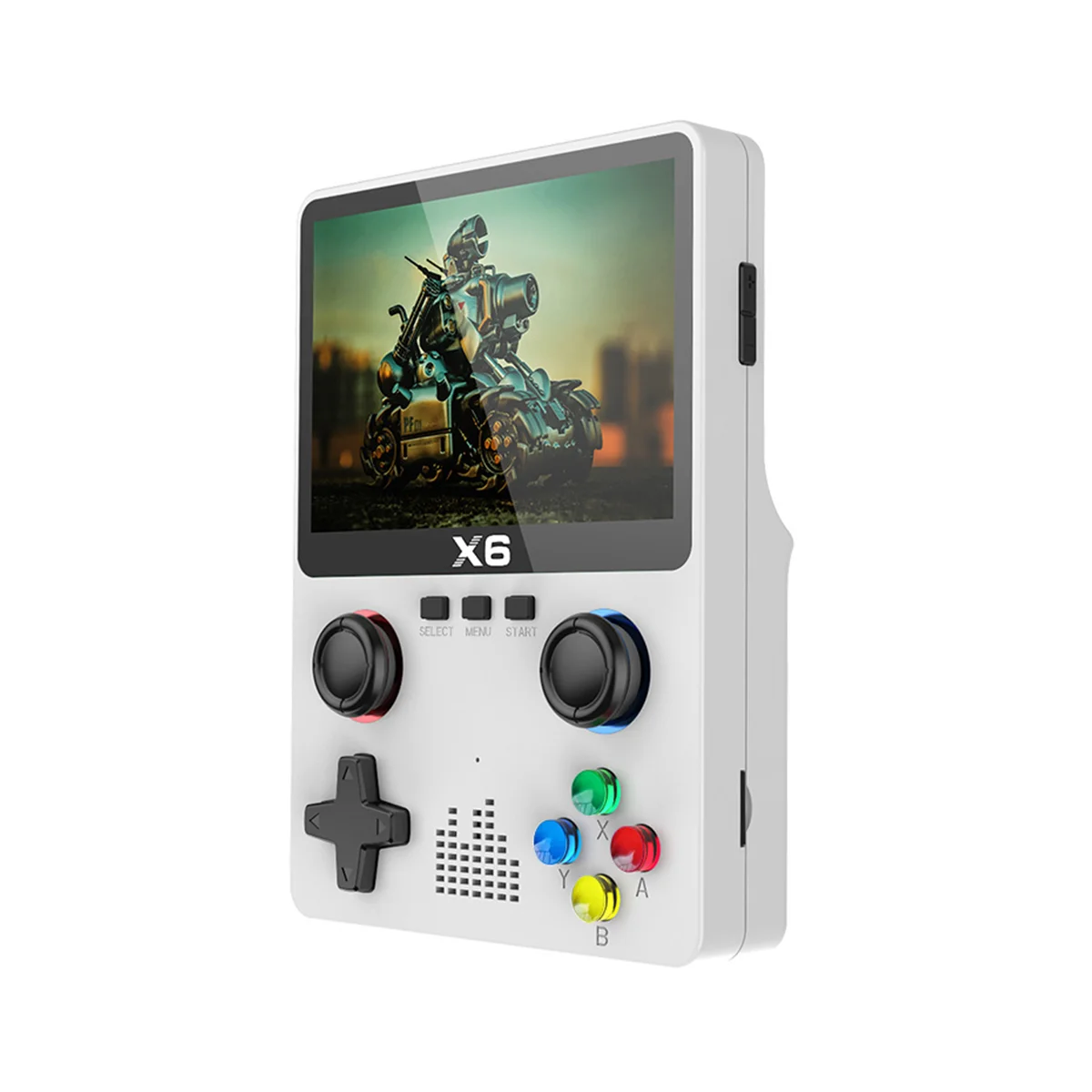 Portable X6 Handheld Game Player 3.5Inch IPS Screen 11 Simulators GBA Video Game Console Gifts for Kids-White
Portable X6 Handheld Game Player 3.5Inch IPS Screen 11 Simulators GBA Video Game Console Gifts for Kids-White