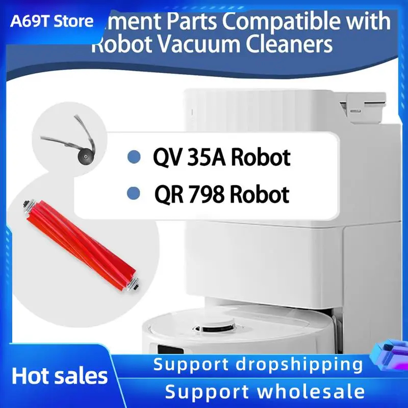 Комплект аксессуаров A69T для пылесоса Roborock QV 35A / QR 798, основная боковая щетка, HEPA-фильтр, швабра, тканевый мешок для пыли
Комплект аксессуаров A69T для пылесоса Roborock QV 35A / QR 798, основная боковая щетка, HEPA-фильтр, швабра, тканевый мешок для пыли