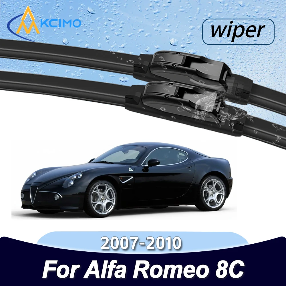 Vehicle Front Wiper Blades For Alfa Romeo 8C Competizione 2007-2010 Front Windshield Wiper Soft Rubber Frameless
Vehicle Front Wiper Blades For Alfa Romeo 8C Competizione 2007-2010 Front Windshield Wiper Soft Rubber Frameless