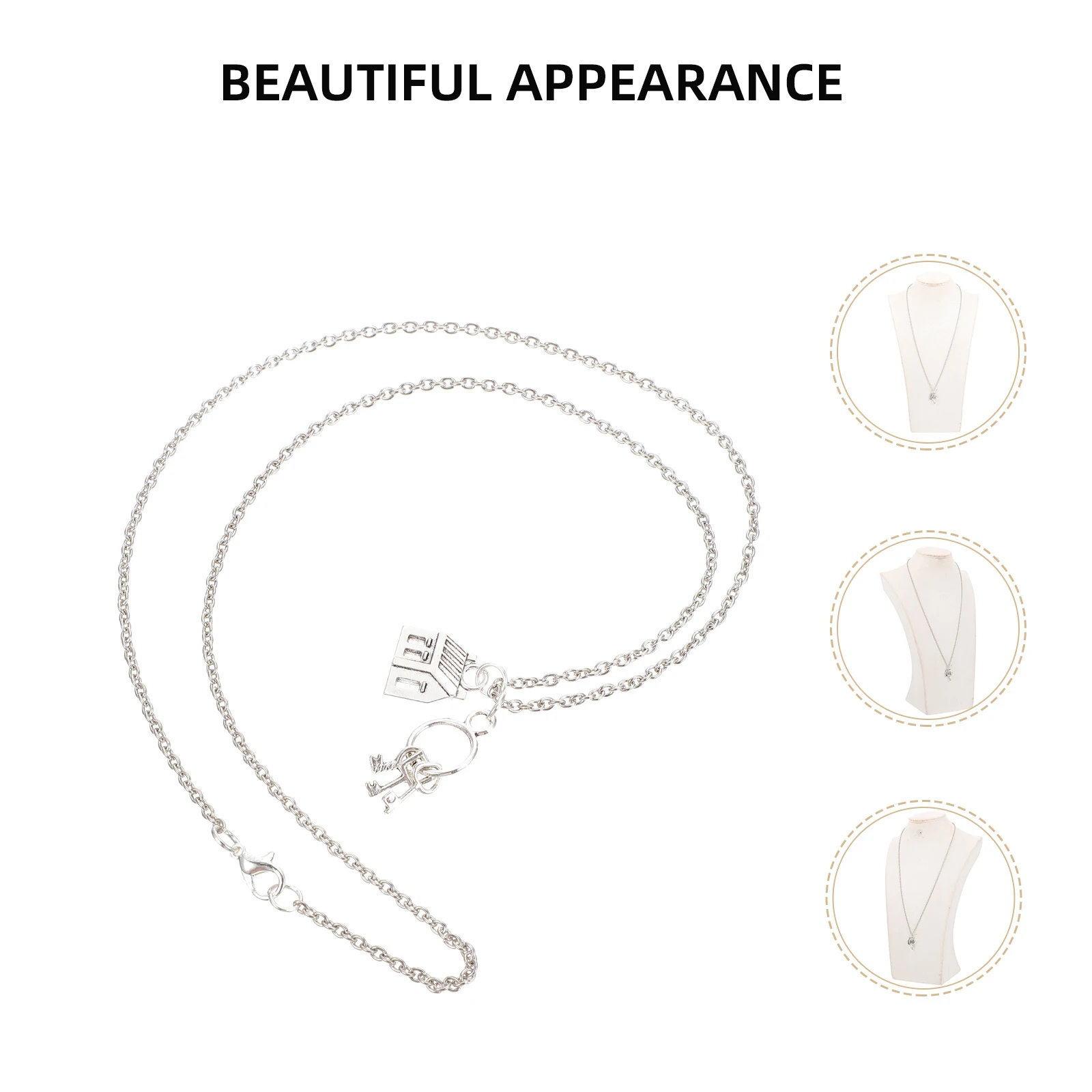 2Pcs Zine-Alloy Necklace Sweater Chains Housewarming Gifts Unique Design Silver Zine-Alloy Necklaces Sweater Chains
2Pcs Zine-Alloy Necklace Sweater Chains Housewarming Gifts Unique Design Silver Zine-Alloy Necklaces Sweater Chains