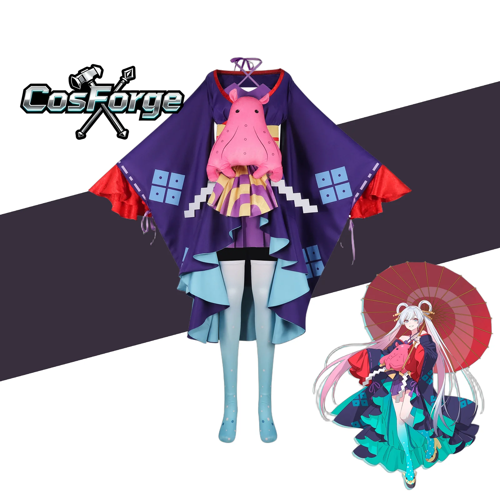 Japanese Anime Stage Performance Cosplay Costume - Traditional Japanese Style Ancient Elegant Kimono Dress Halloween
Japanese Anime Stage Performance Cosplay Costume - Traditional Japanese Style Ancient Elegant Kimono Dress Halloween