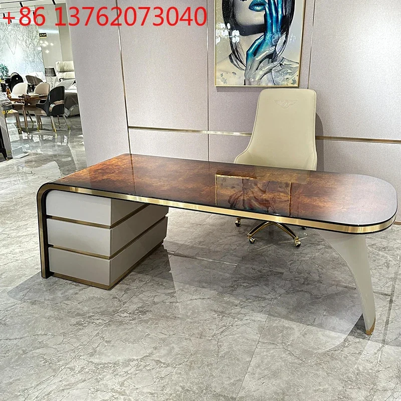 2025 new Italian light luxury business high-end atmospheric desk
2025 new Italian light luxury business high-end atmospheric desk