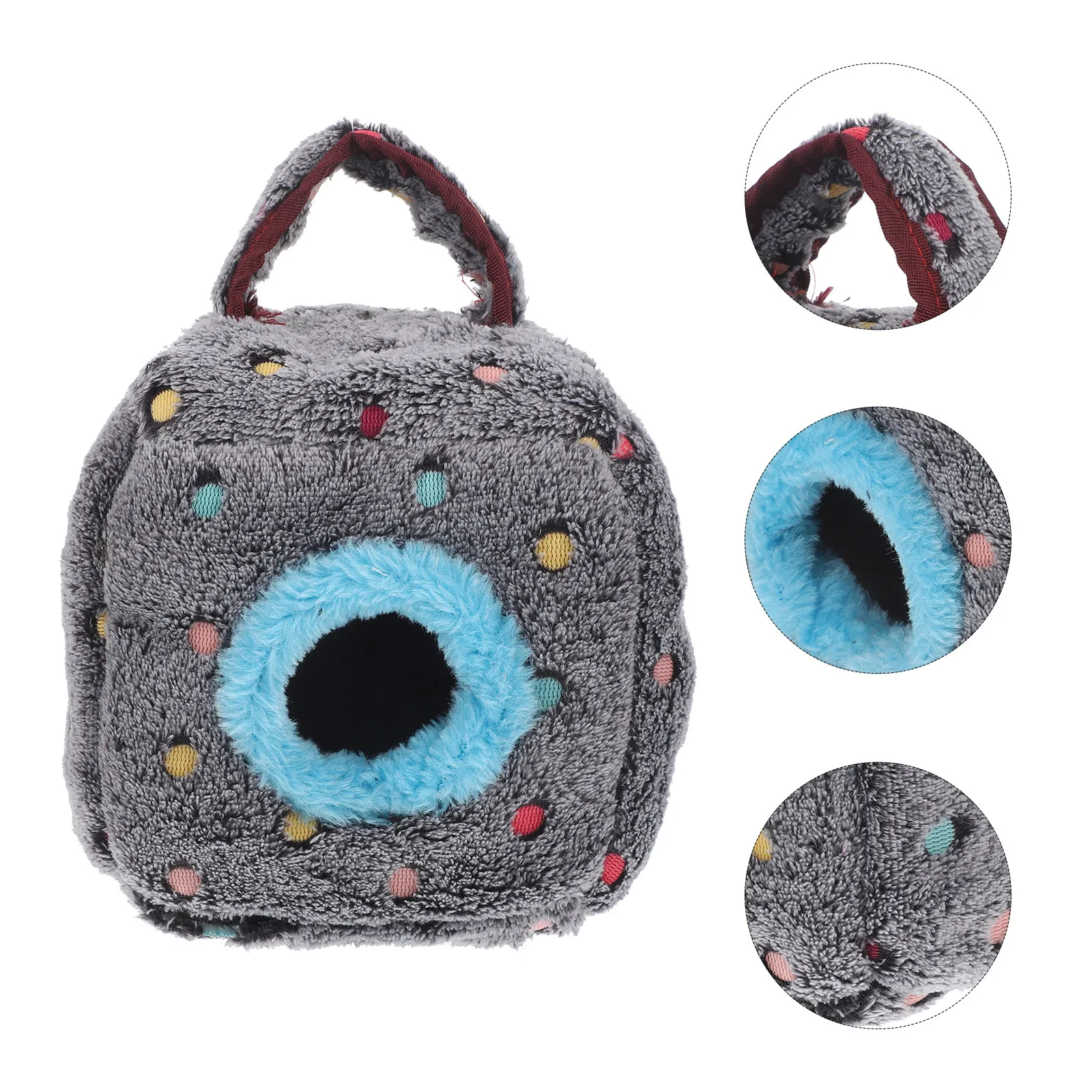 Bird Hammock Winter Warm Cotton Hanging Nest for Parrot Cage Bird Bed Resting Perching Nest with Colorful Design for Pet Birds
Bird Hammock Winter Warm Cotton Hanging Nest for Parrot Cage Bird Bed Resting Perching Nest with Colorful Design for Pet Birds