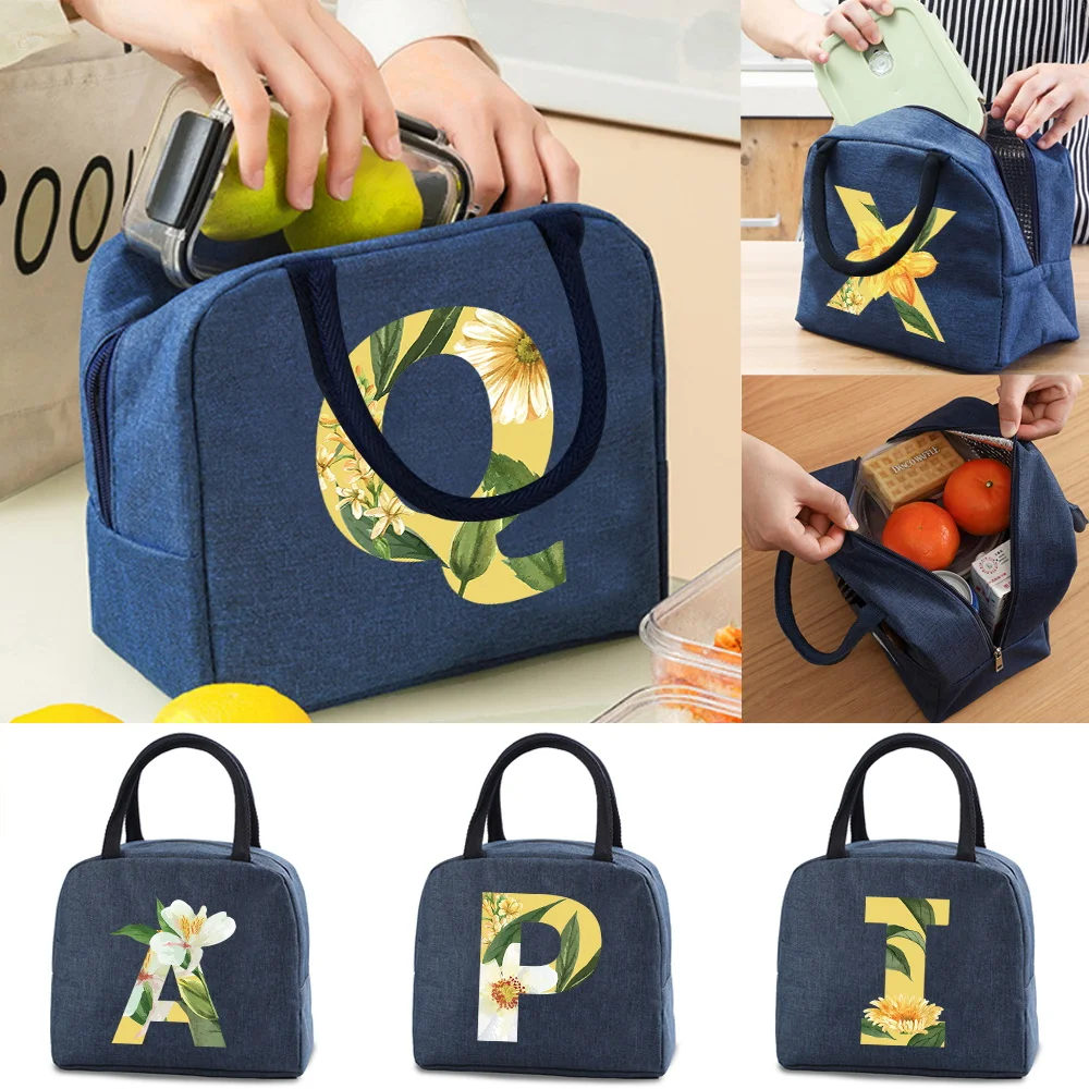 Lunch Bag Women Work Lunch Cooler Bags Kids Food Insulated Thermal Organizer Portable Packet Floral Letter Print Canvas Handbags
Lunch Bag Women Work Lunch Cooler Bags Kids Food Insulated Thermal Organizer Portable Packet Floral Letter Print Canvas Handbags