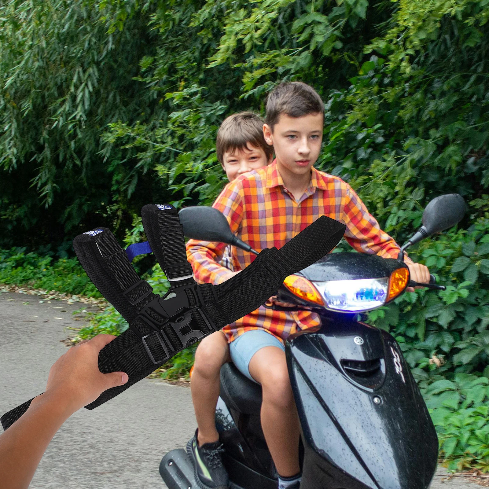 Harness Adjustable Straps Oxford Cloth Pedal Design Electric Riding Golf Cart Bicycle Travel
Harness Adjustable Straps Oxford Cloth Pedal Design Electric Riding Golf Cart Bicycle Travel