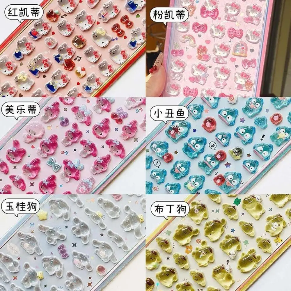 Новые креативные 3D рельефные наклейки My Melody KuromiDrop Diy дневник Скрапбукинг канцелярские наклейки Декор милые эстетические наклейки
Новые креативные 3D рельефные наклейки My Melody KuromiDrop Diy дневник Скрапбукинг канцелярские наклейки Декор милые эстетические наклейки