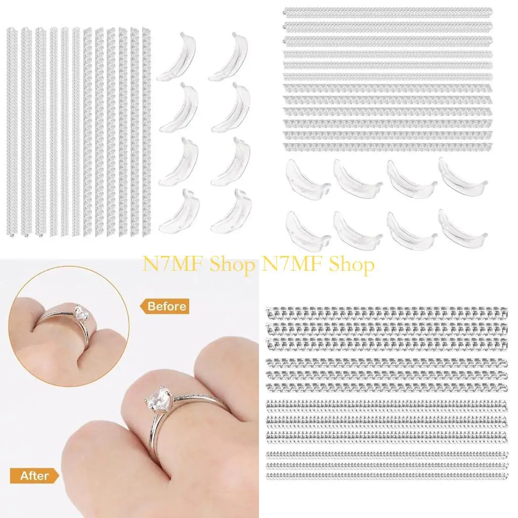 N7MF Набор из 12/20 удобных силиконовых вставок для колец на палец. Удобные вставки для колец для индивидуальной регулировки
N7MF Набор из 12/20 удобных силиконовых вставок для колец на палец. Удобные вставки для колец для индивидуальной регулировки