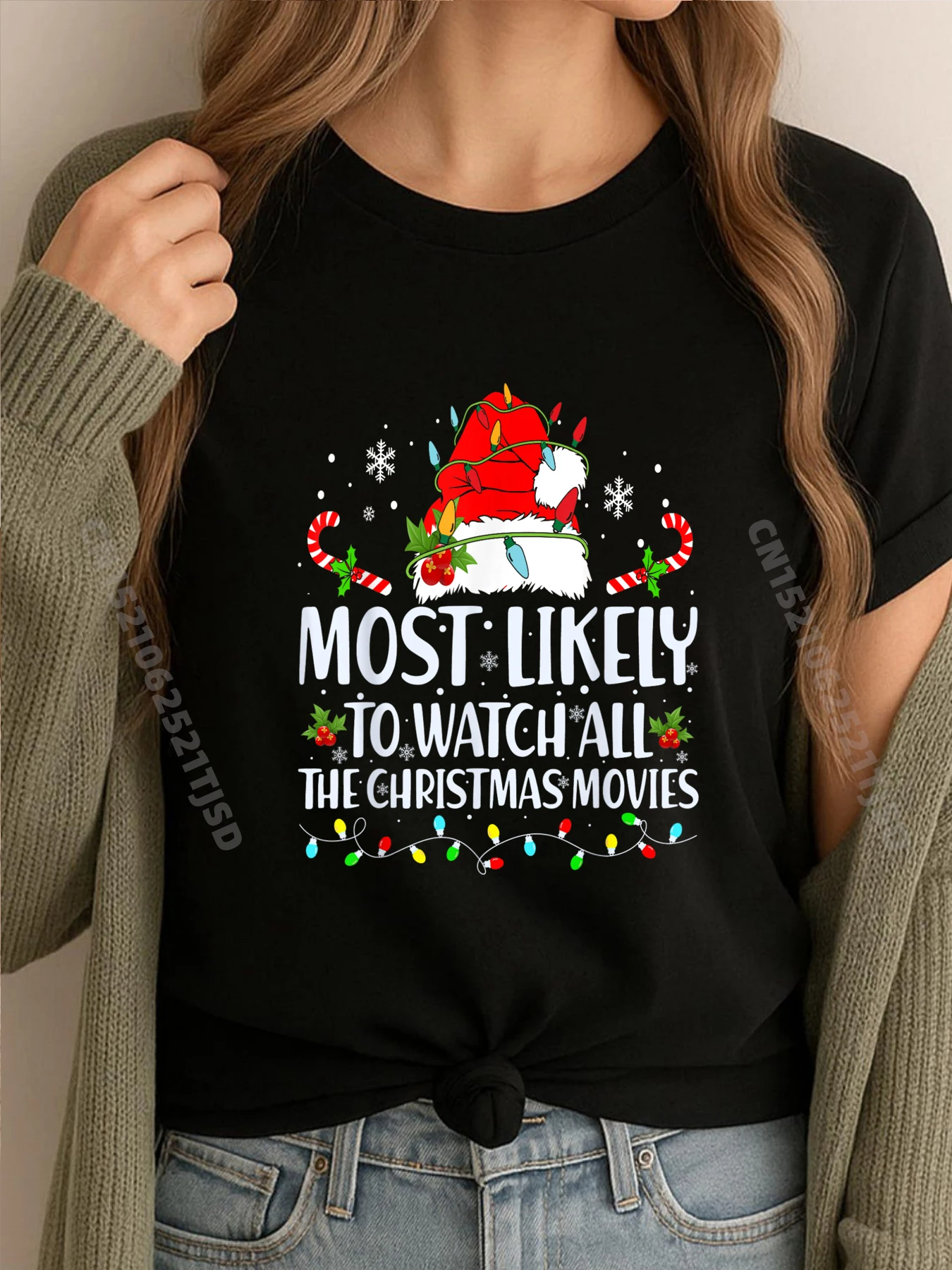 Самые лично смотритрят все рождественские фильмы, соответствующие рождественскую зелено-белую футболку с рисунком, женскую одежду Vaporwave 
Самые лично смотритрят все рождественские фильмы, соответствующие рождественскую зелено-белую футболку с рисунком, женскую одежду Vaporwave