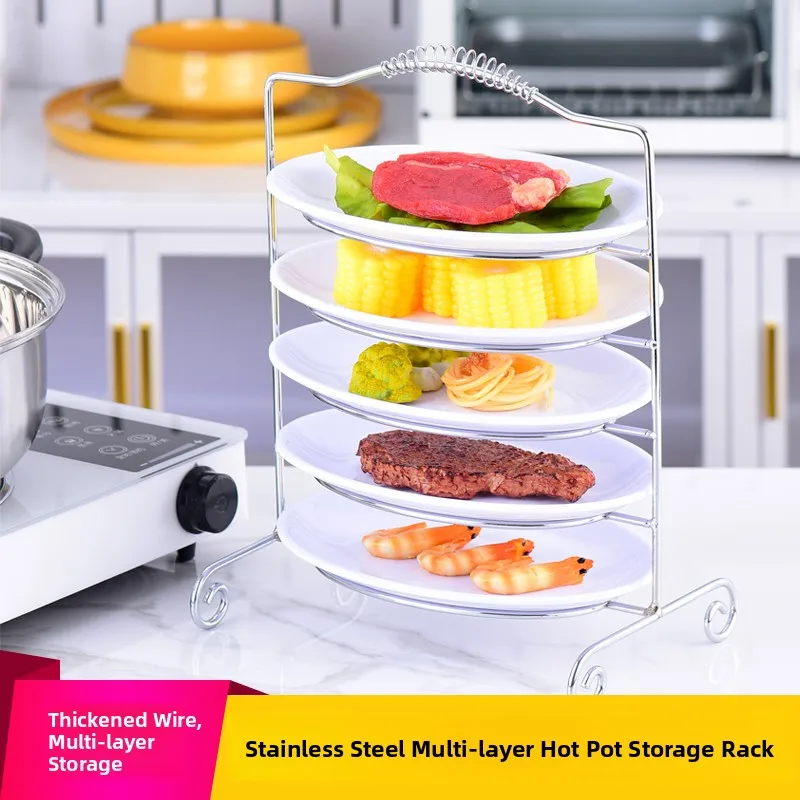Stainl Steel Oval Hot Pot Preparation Ra Cri Chien Skin Ra Beef op Di Plate Storage Ra Multi-layer Kitchen ...
Stainl Steel Oval Hot Pot Preparation Ra Cri Chien Skin Ra Beef op Di Plate Storage Ra Multi-layer Kitchen ...