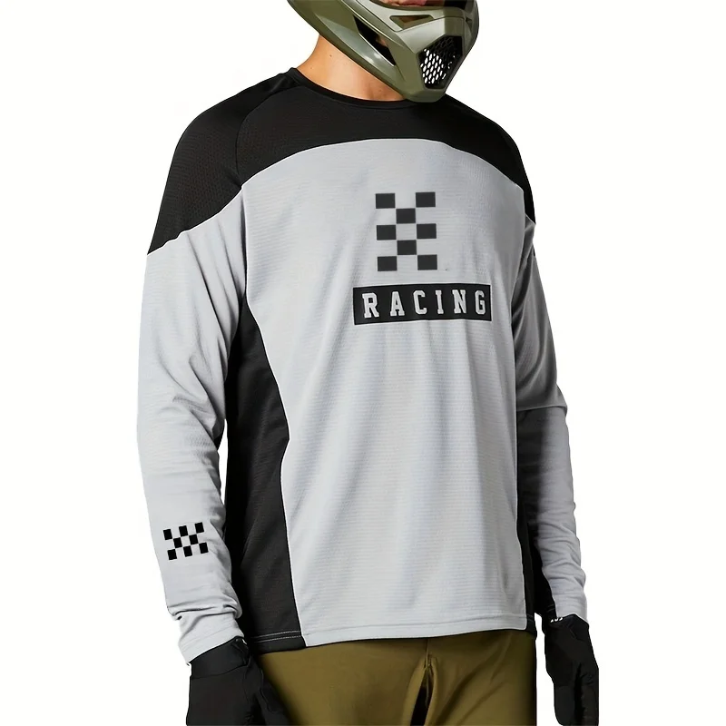 Moto Racing Men's High Performance Downhill Long Sleeve Mountain Bike Sportswear - Fast drying, Breathable, Comfortable
Moto Racing Men's High Performance Downhill Long Sleeve Mountain Bike Sportswear - Fast drying, Breathable, Comfortable