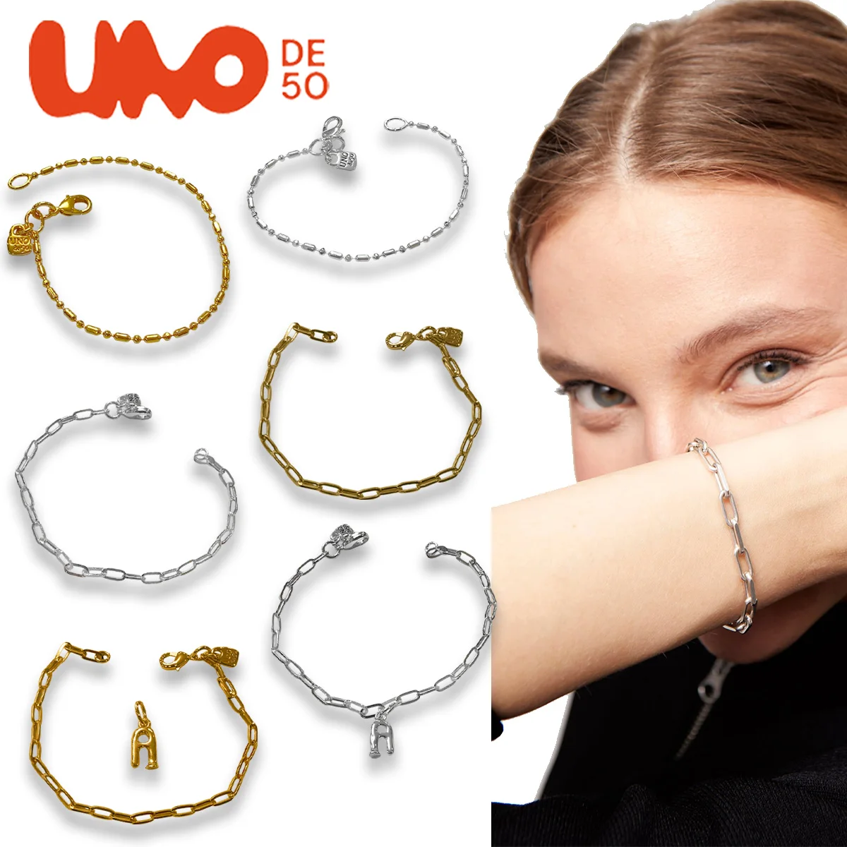 UNODE50 Bracelet European and American daily wear temperament popular classic fashion high-end versatile light luxury
UNODE50 Bracelet European and American daily wear temperament popular classic fashion high-end versatile light luxury
