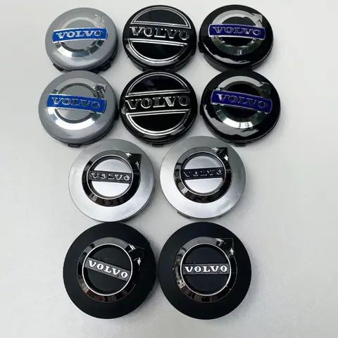 4pcs 64mm Volvo Wheel Center Cap Hub Cover Badge Emblem Sticker Car Accessories For Volvo S40 S60 S80L XC60 XC90 V40 V60 V50 V90