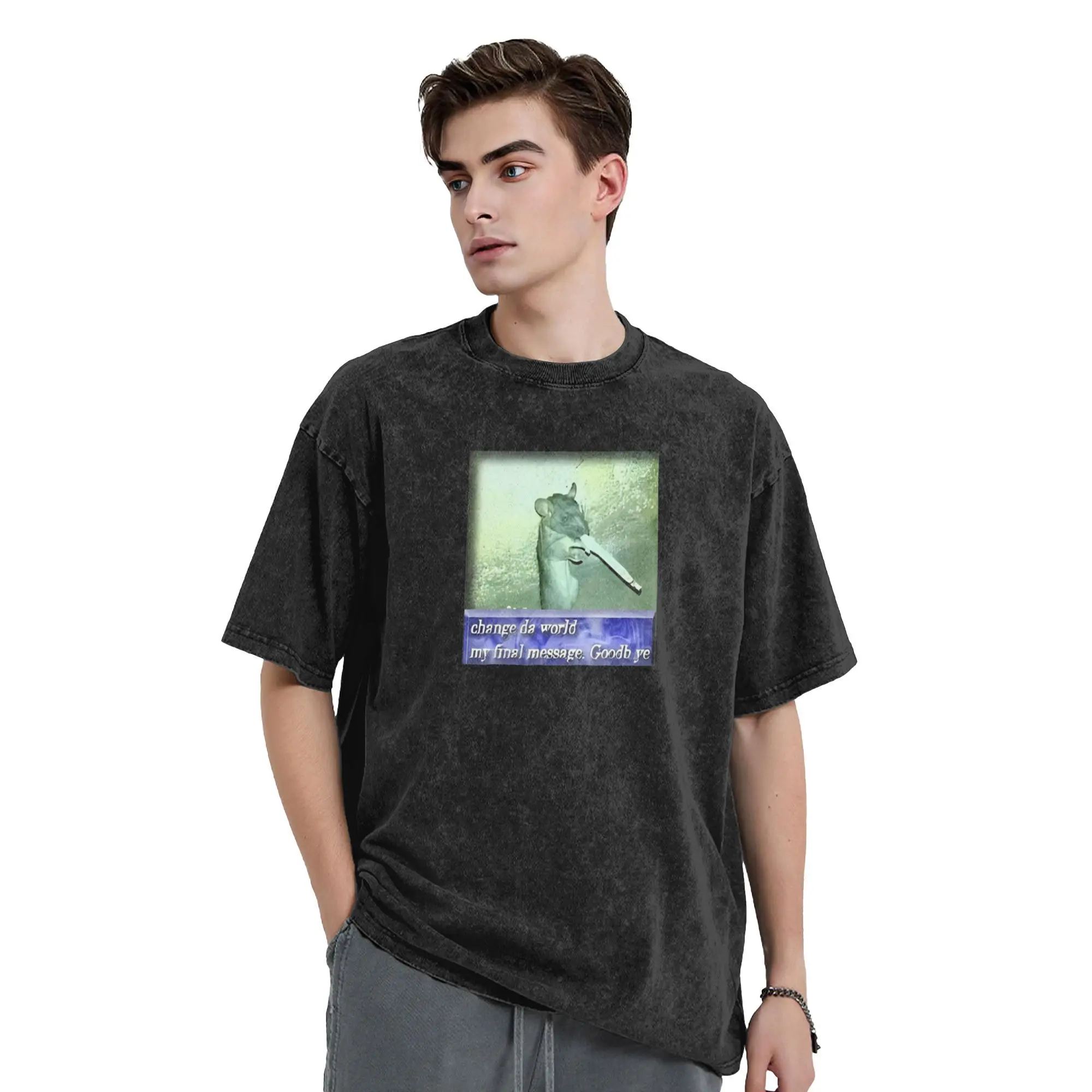 Change Da World My Final Message GoodbYe Fun Mouse Meme T-Shirts for Men Awesome 100% Cotton Birthday Gift Clothing
Change Da World My Final Message GoodbYe Fun Mouse Meme T-Shirts for Men Awesome 100% Cotton Birthday Gift Clothing