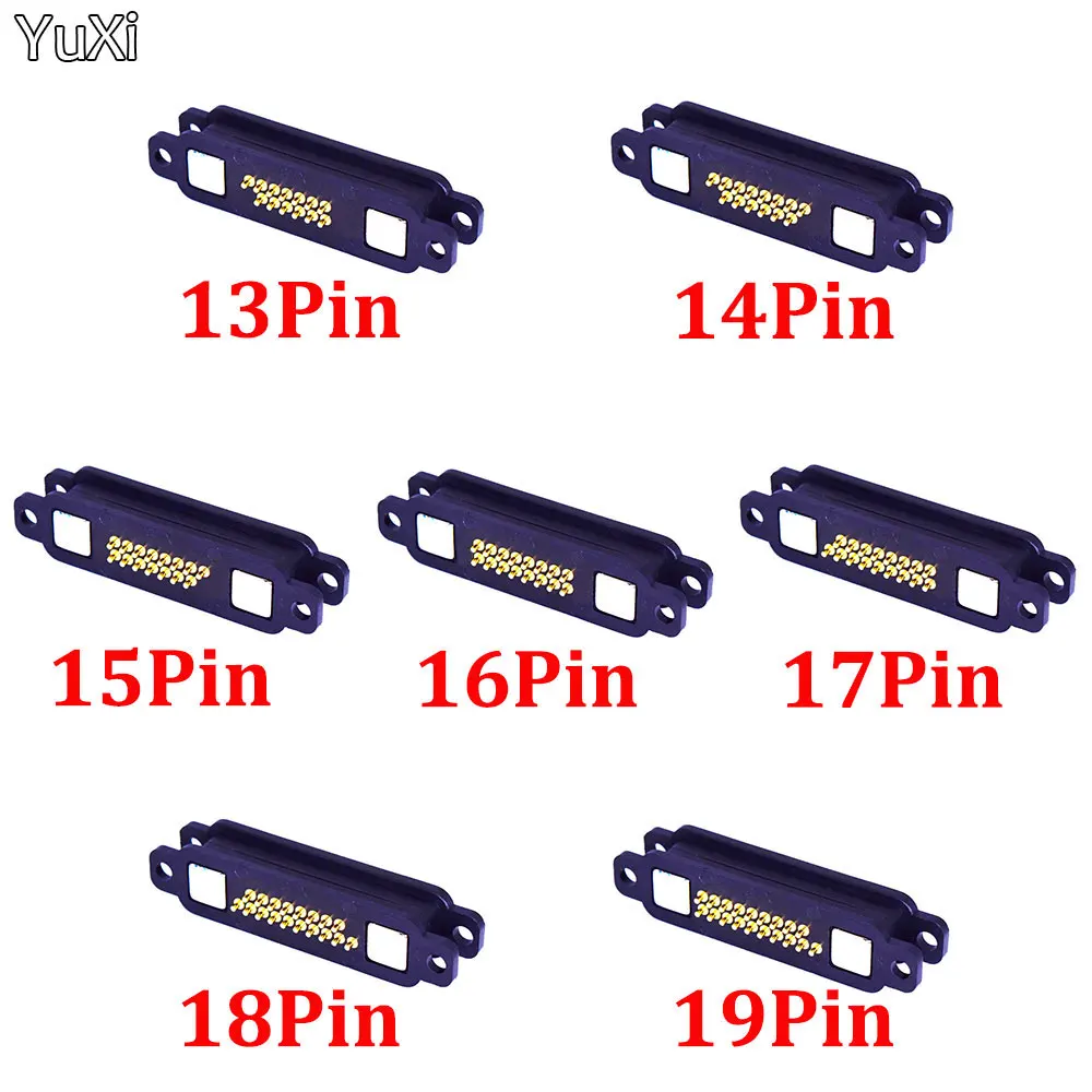 1 Pair Square with Screw Holes Magnetic Connector 13/14/15/16/17/18/19 Pin Male Female Pogo Pin Spring Loaded DC Power Socket
1 Pair Square with Screw Holes Magnetic Connector 13/14/15/16/17/18/19 Pin Male Female Pogo Pin Spring Loaded DC Power Socket