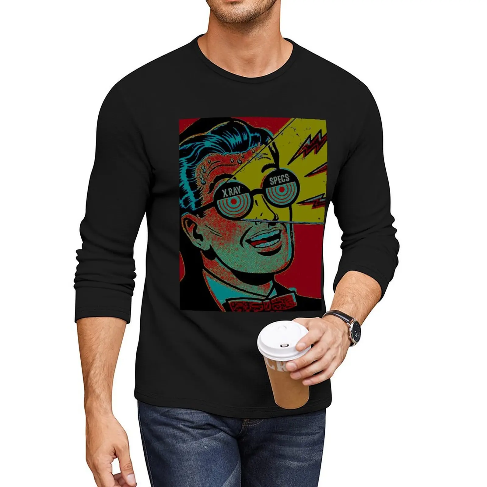 X-Ray Specs Red Vintage Style Pop Art Graphic Long T-Shirt blank t shirts graphic t shirts mens clothing
X-Ray Specs Red Vintage Style Pop Art Graphic Long T-Shirt blank t shirts graphic t shirts mens clothing