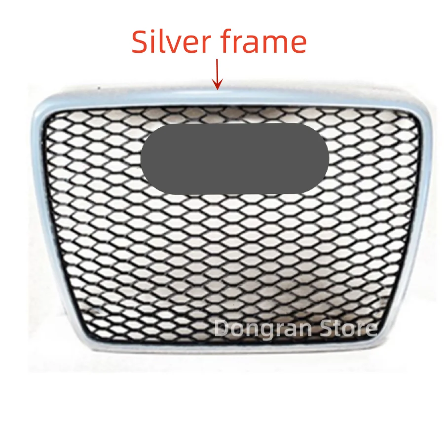 Car Front Grille For S6 Style Front Bumper Grille Mesh Hood Grill Grille Chrome Gray For A6 C6 S6 4F SFG 05-11 Car-styling
Car Front Grille For S6 Style Front Bumper Grille Mesh Hood Grill Grille Chrome Gray For A6 C6 S6 4F SFG 05-11 Car-styling