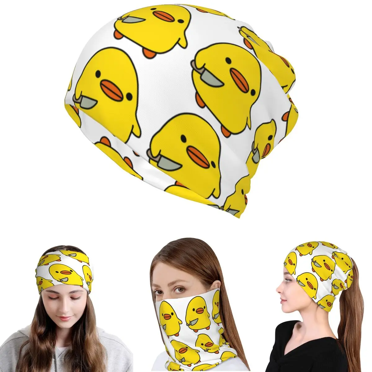 Duck With Knife Kawaii Duck Knife Duck Bandana Neck Gaiter Face Scarf Multi-use Headband Beanies Hat for Men Women Adult
Duck With Knife Kawaii Duck Knife Duck Bandana Neck Gaiter Face Scarf Multi-use Headband Beanies Hat for Men Women Adult