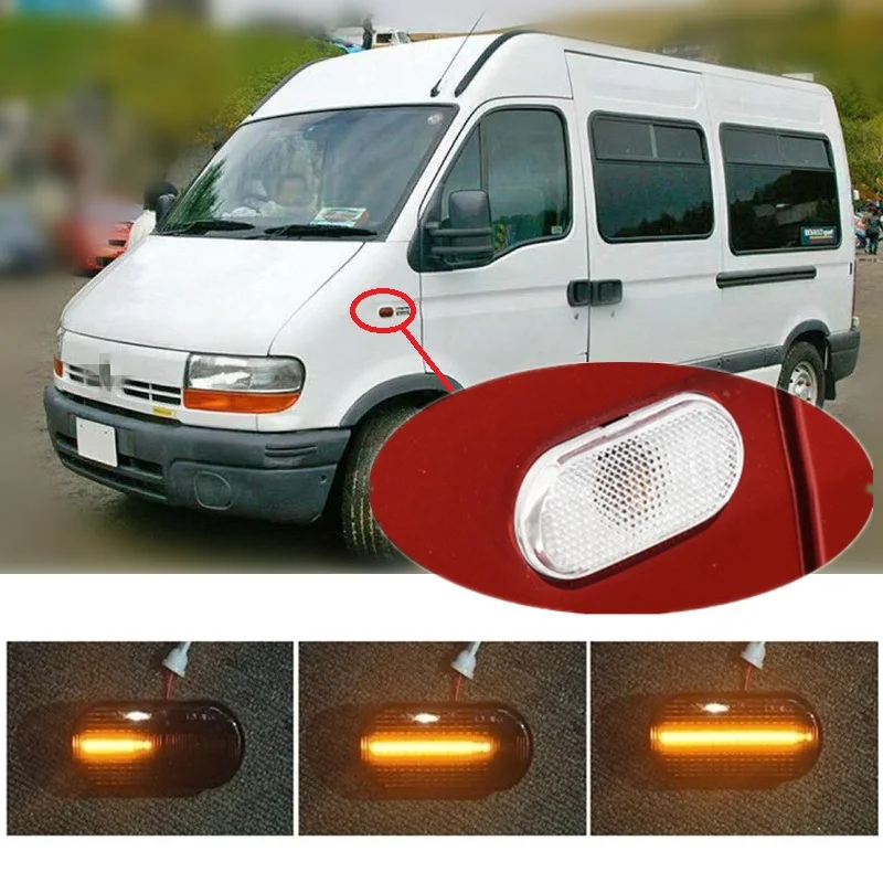 Для Renault MASTER II MK2 Bus (JD) Kasten (FD) Pritsche /Fahrgestell ED HD UD, динамический фонарь, боковой сигнал
Для Renault MASTER II MK2 Bus (JD) Kasten (FD) Pritsche /Fahrgestell ED HD UD, динамический фонарь, боковой сигнал