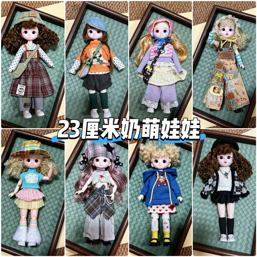 23cm Girl Princess Doll Kawaii Emoticon Face / Realistic Eyes OB11 Doll 1/7 BJD Doll DIY Dress-up Play House Toys Birthday Gift
23cm Girl Princess Doll Kawaii Emoticon Face / Realistic Eyes OB11 Doll 1/7 BJD Doll DIY Dress-up Play House Toys Birthday Gift
