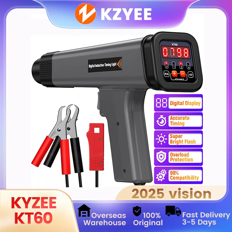 KZYEE KT60 автомобильный светильник синхронизации двигателя 12 В для 2 и 4 тактных бензиновых двигателей калибровка инструмент синхронизации зажигания для двигателя/автомобиля
KZYEE KT60 автомобильный светильник синхронизации двигателя 12 В для 2 и 4 тактных бензиновых двигателей калибровка инструмент синхронизации зажигания для двигателя/автомобиля