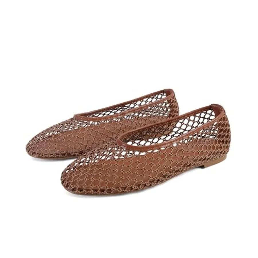 Mesh Ballet Flats for Women Slip On Round Toe Comfy Casual Office Fishnet Ballerina Flat Shoes
Mesh Ballet Flats for Women Slip On Round Toe Comfy Casual Office Fishnet Ballerina Flat Shoes