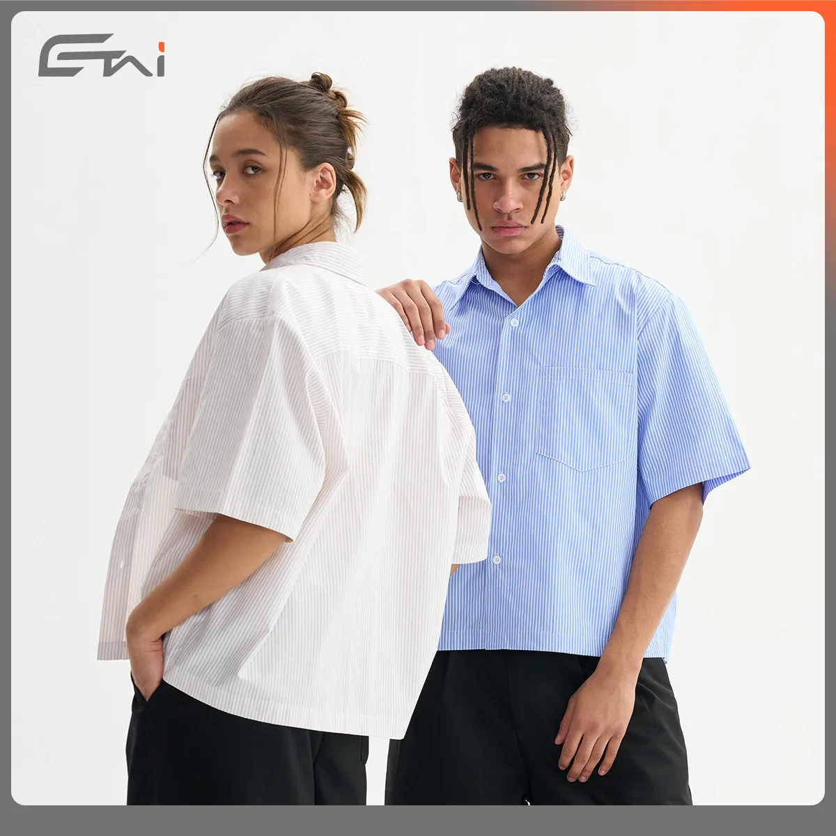 Viya Trendy brand high-quality loose short striped shirt men's summer simple short-sleeved woven shirt
Viya Trendy brand high-quality loose short striped shirt men's summer simple short-sleeved woven shirt