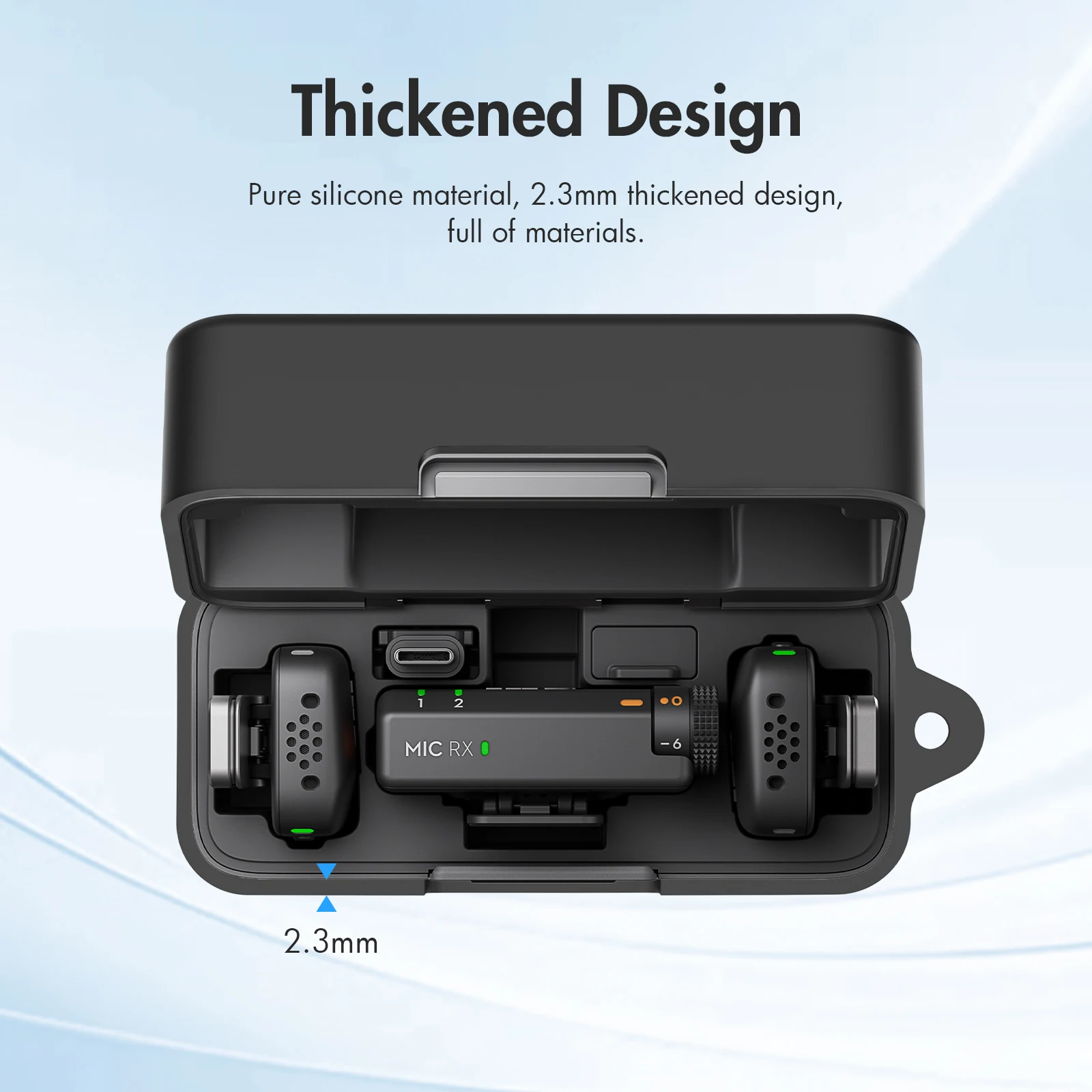For DJI Mic Mini Silicone Protective Case Wireless Microphone Scratch-proof Protector cover Dust prevention wireless Mic Acce
For DJI Mic Mini Silicone Protective Case Wireless Microphone Scratch-proof Protector cover Dust prevention wireless Mic Acce