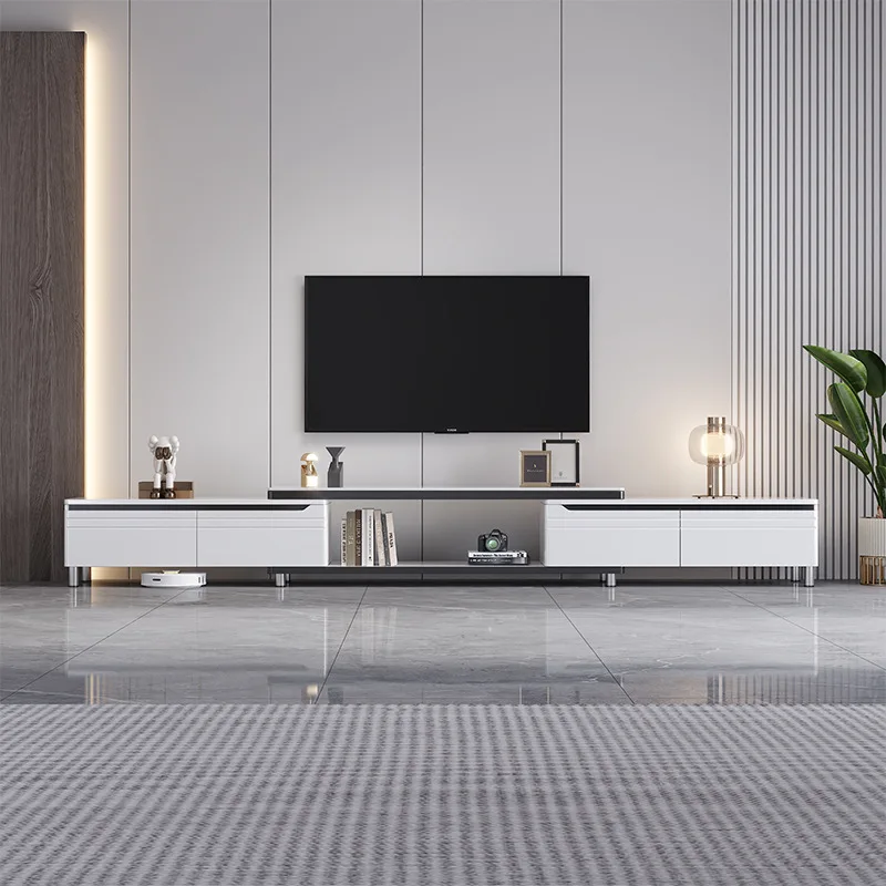 TV cabinet combination small apartment living room floor minimalist retractable wall side cabinet marble pattern TV cabinet
TV cabinet combination small apartment living room floor minimalist retractable wall side cabinet marble pattern TV cabinet