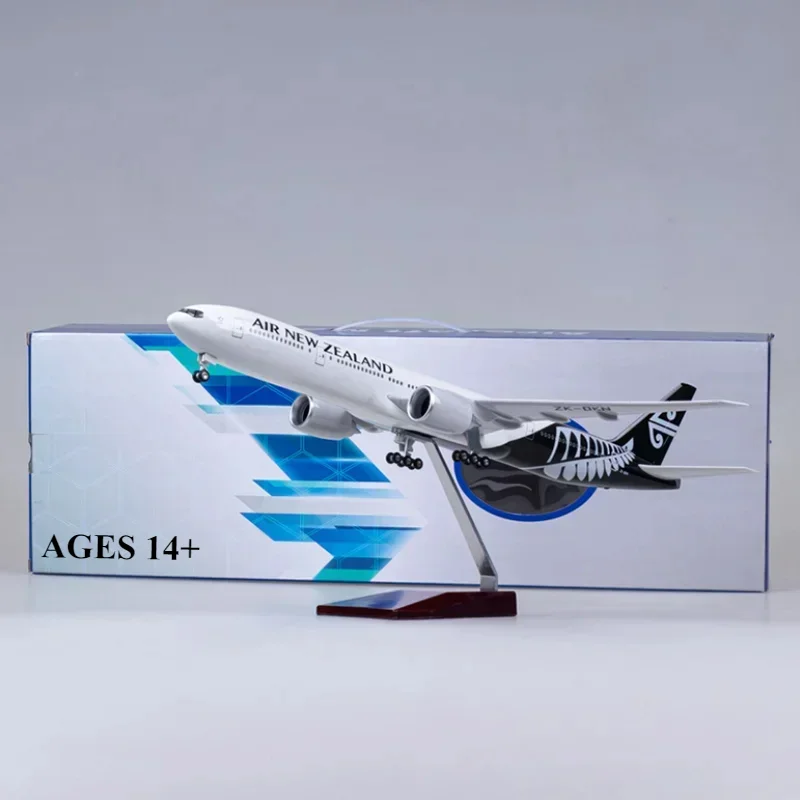 47CM 1/157 Scale 777 B777 Aircraft New zealand NEWZEALAND Airlines Model W Light and Wheel Landing Gear Plastic Resin Plane Toy
47CM 1/157 Scale 777 B777 Aircraft New zealand NEWZEALAND Airlines Model W Light and Wheel Landing Gear Plastic Resin Plane Toy