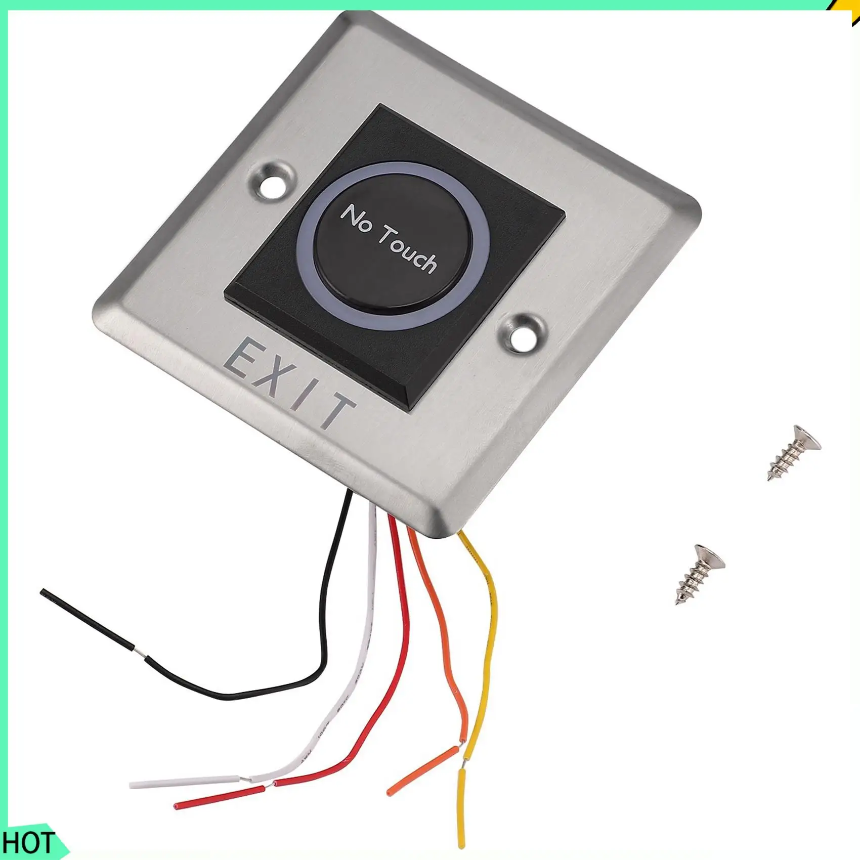 AWAH 2X инфракрасный сенсорный переключатель, бесконтактные бесконтактные переключатели, кнопка выхода для открывания двери со светодиодной индикацией
AWAH 2X инфракрасный сенсорный переключатель, бесконтактные бесконтактные переключатели, кнопка выхода для открывания двери со светодиодной индикацией