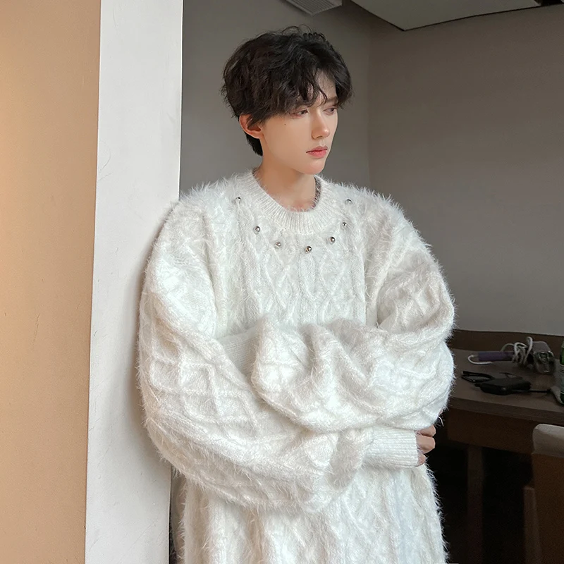 Американский ретро-свитер крупной вязки: свободный, мягкий, уютный, повседневный, зимний, новинка, модный трикотаж
Американский ретро-свитер крупной вязки: свободный, мягкий, уютный, повседневный, зимний, новинка, модный трикотаж