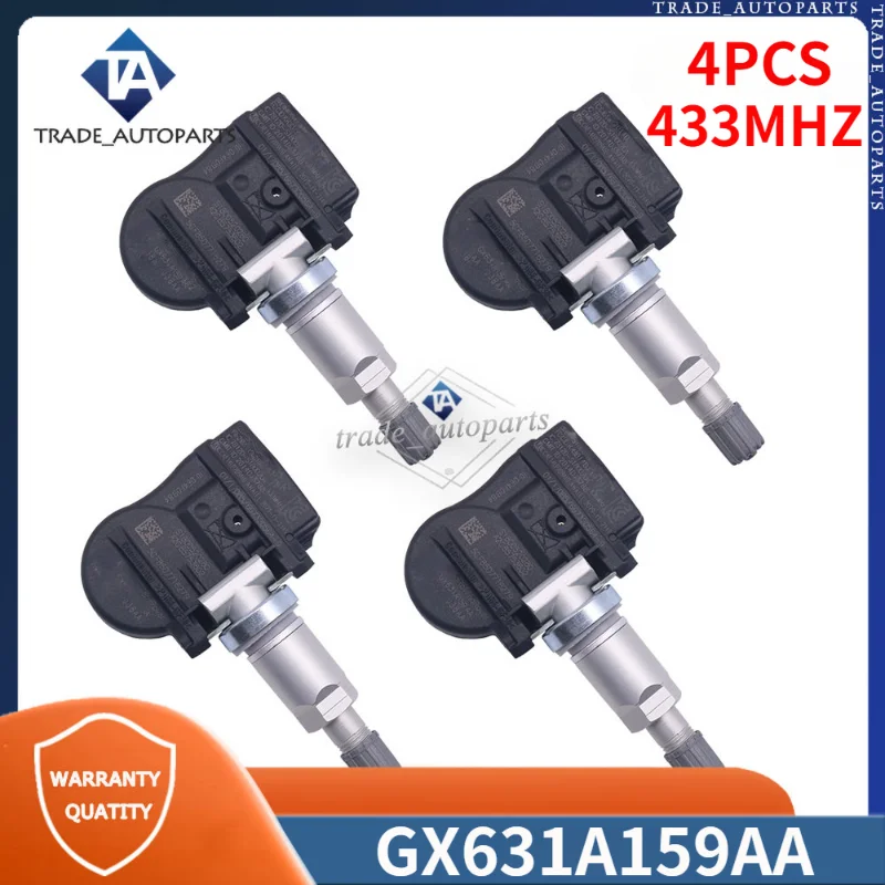 GX631A159AA TPMS 433MHZ Tire Pressure Monitoring Sensor 4PCS For LAND ROVER Discovery Sport Lr4 Range Rover Evoque GX63-1A159-AA
GX631A159AA TPMS 433MHZ Tire Pressure Monitoring Sensor 4PCS For LAND ROVER Discovery Sport Lr4 Range Rover Evoque GX63-1A159-AA
