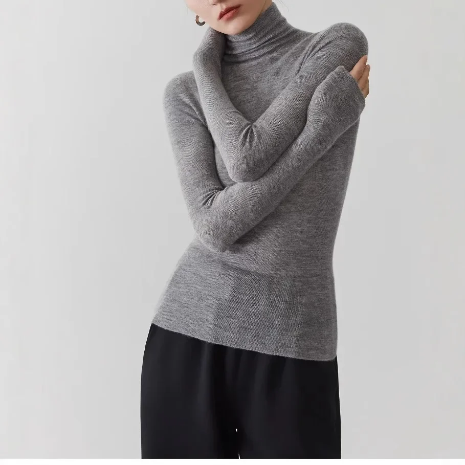 Thickened Cashmere Knitted Sweater High Collar Base Layer Women's Fashion Cozy Neckless Solid Color Premium Spun Yarn
Thickened Cashmere Knitted Sweater High Collar Base Layer Women's Fashion Cozy Neckless Solid Color Premium Spun Yarn