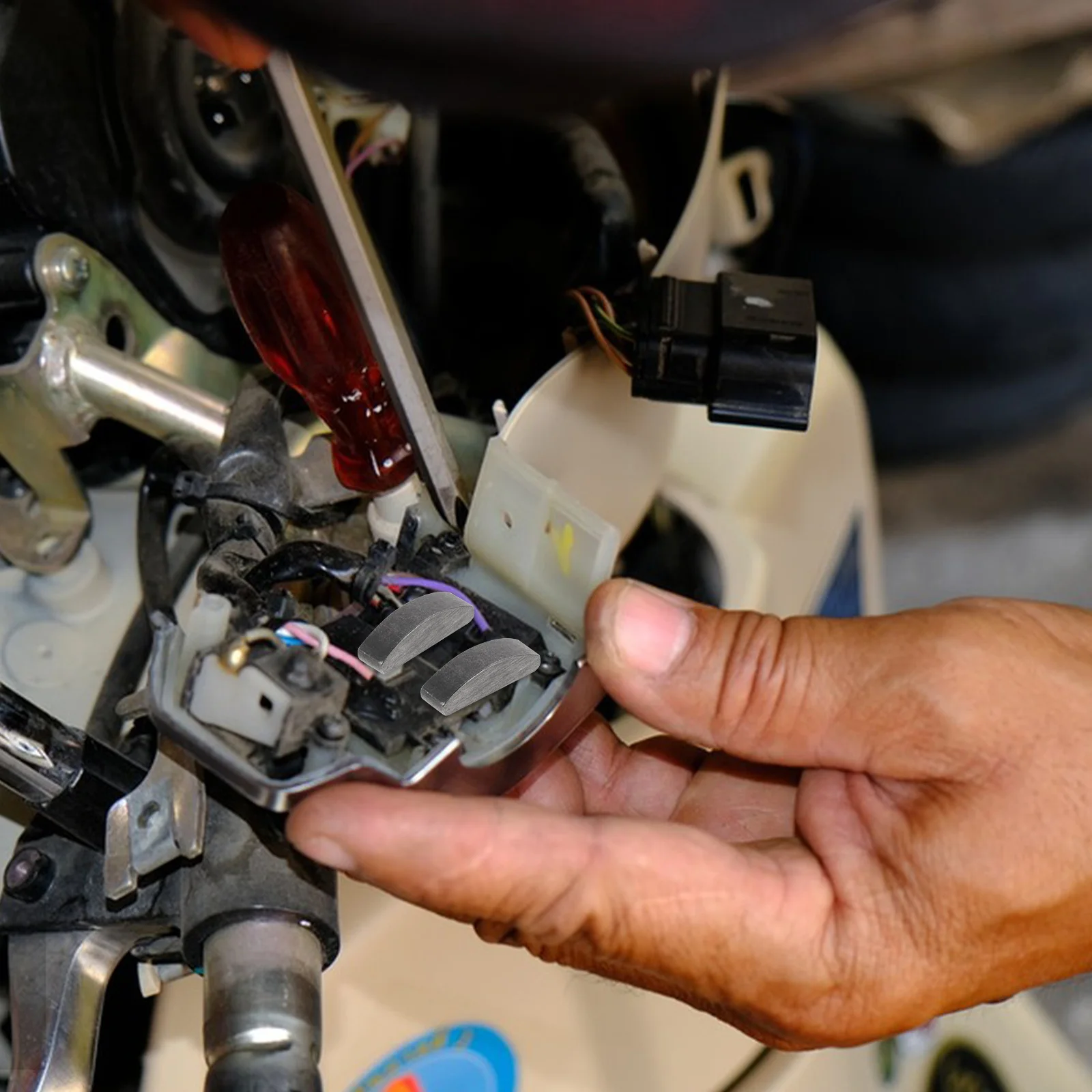 Half Moon Metal Woodruff Key Semicircle Mechanical Shaft Fastener for Atv Motorcycle Engine Flywheel Repair Component
Half Moon Metal Woodruff Key Semicircle Mechanical Shaft Fastener for Atv Motorcycle Engine Flywheel Repair Component