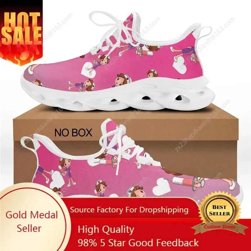 Cute Pink Nurse Print Women Shoes Summer Sneakers For Couple Casual Flats Lace-up Lightweight Zapatos DropShip
Cute Pink Nurse Print Women Shoes Summer Sneakers For Couple Casual Flats Lace-up Lightweight Zapatos DropShip