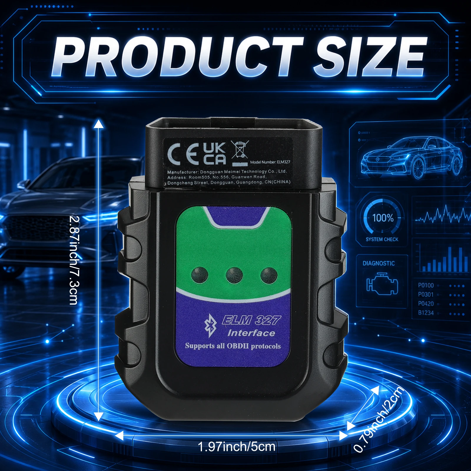 ELM327 Car Diagnostic Scanner 2026 OBD2 Code Reader
ELM327 Car Diagnostic Scanner 2026 OBD2 Code Reader