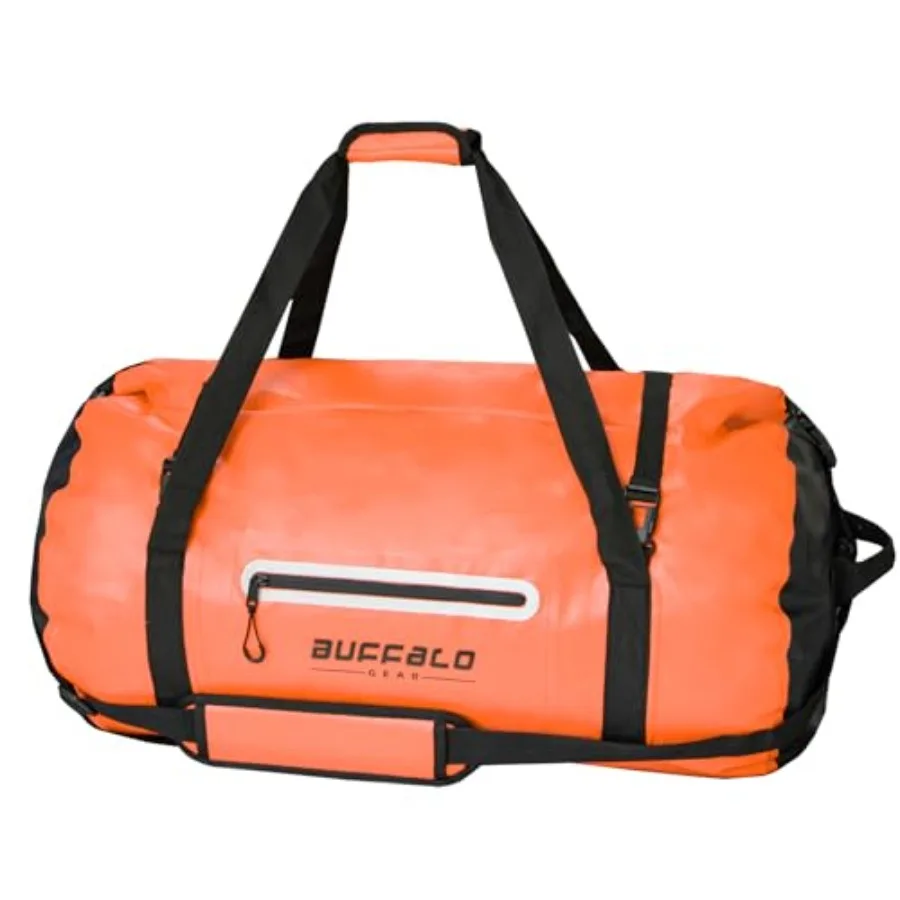 Waterproof Duffle Bag 40L Roll-top Dry Bag Heavy Duty Waterproof Duffel Travel Bag for Kayaking Rafting Boating Fishing Camping
Waterproof Duffle Bag 40L Roll-top Dry Bag Heavy Duty Waterproof Duffel Travel Bag for Kayaking Rafting Boating Fishing Camping