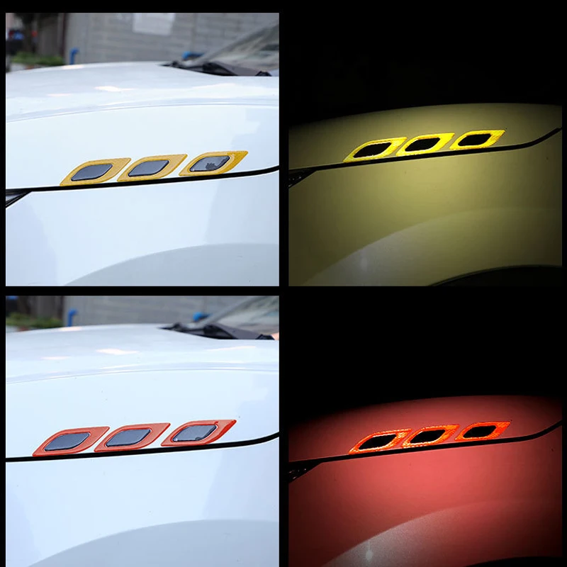 6pcs High Reflective Carbon Fiber Bumper Strips Secure Reflector Car Exterior Styling Stickers
6pcs High Reflective Carbon Fiber Bumper Strips Secure Reflector Car Exterior Styling Stickers