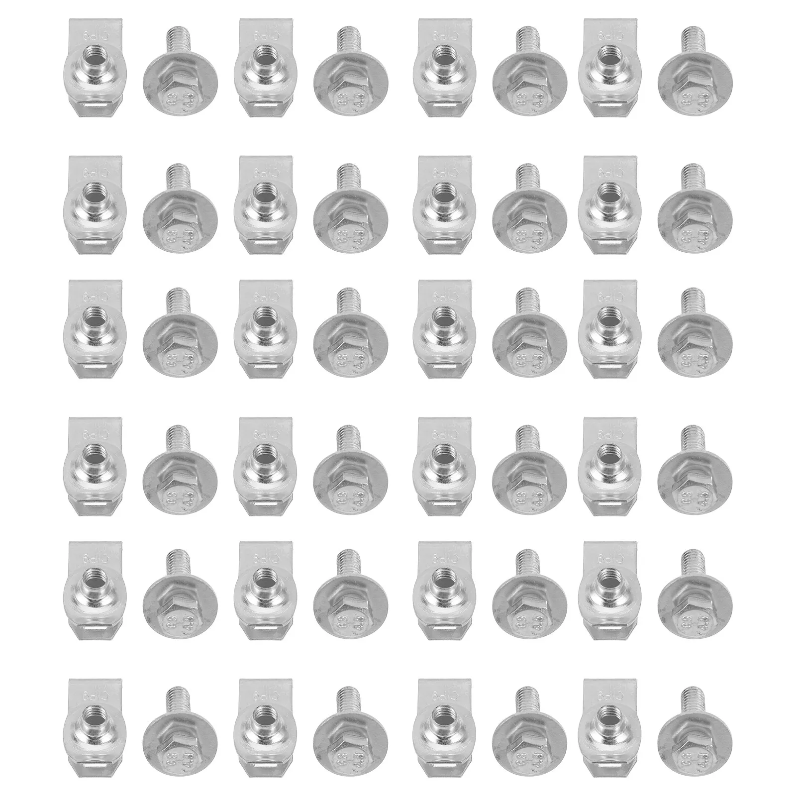 30Pairs Car Body Bolts U Nut Clips Fastener Kit Car Bumper Panel Retainer Splash Shield Guard Auto Retainer Clips Metal Clip
30Pairs Car Body Bolts U Nut Clips Fastener Kit Car Bumper Panel Retainer Splash Shield Guard Auto Retainer Clips Metal Clip