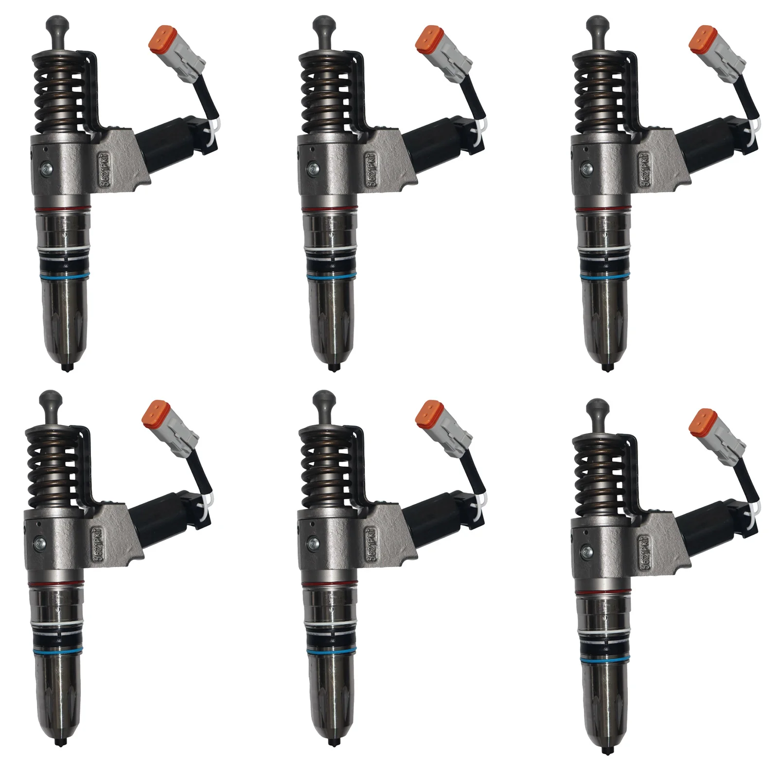 6PCS Diesel Fuel Injector 3411767 Fits for Cummins N14 14.0L Engine
6PCS Diesel Fuel Injector 3411767 Fits for Cummins N14 14.0L Engine