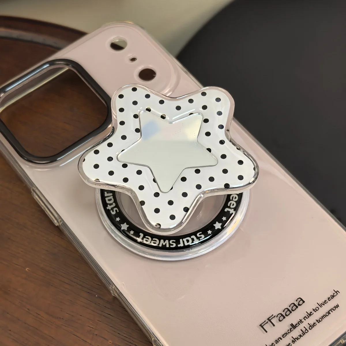 Cute Star Dot Mirror Magnetic Mobile Phone Holder Grip Tok For iPhone 16 17 For Magsafe Universal Accessories Holder Phone Stand
Cute Star Dot Mirror Magnetic Mobile Phone Holder Grip Tok For iPhone 16 17 For Magsafe Universal Accessories Holder Phone Stand