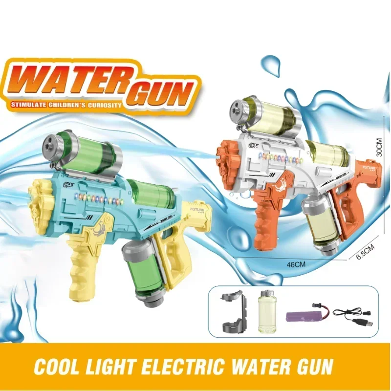 Electric Large Capacity Water Gun Automatic High Speed Continuous Discharge Water Gun With Lights Children's Water Toys Game
Electric Large Capacity Water Gun Automatic High Speed Continuous Discharge Water Gun With Lights Children's Water Toys Game