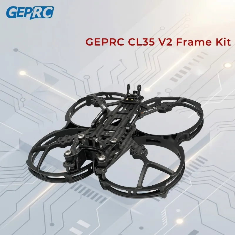 Комплекты рам GEPRC GEP-CL35 V2 для дрона CineLog35 V2, карбоновая рама, запчасти и аксессуары для DIY RC FPV квадрокоптеров
Комплекты рам GEPRC GEP-CL35 V2 для дрона CineLog35 V2, карбоновая рама, запчасти и аксессуары для DIY RC FPV квадрокоптеров